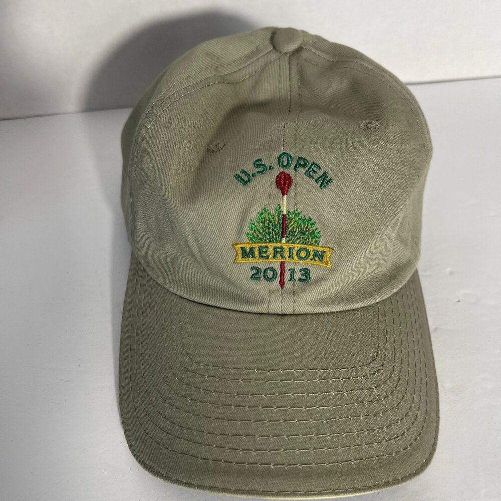 2013 U.S. OPEN MERION Hat Cap Strap Back One Size Green USGA Golf Member